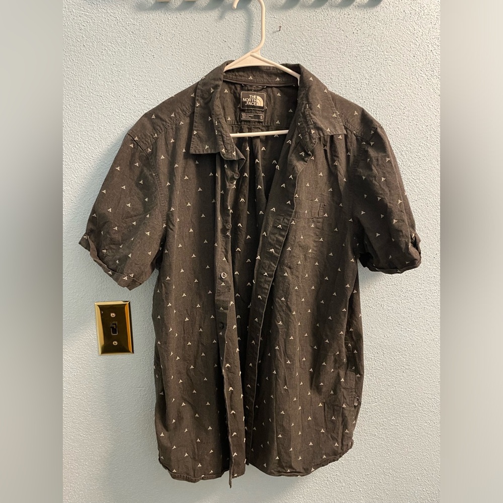 North Face button down